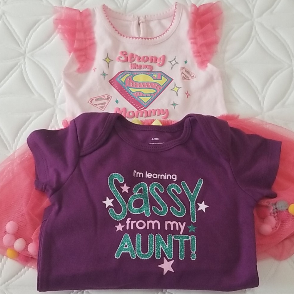 ❤Baby Girl Bundle Combo 3-9 Months 2 Pieces